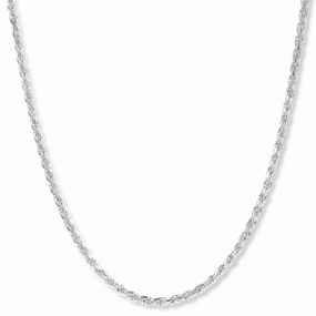The Silver Rope Necklace - Italian Collection Unique Design Value Adornment