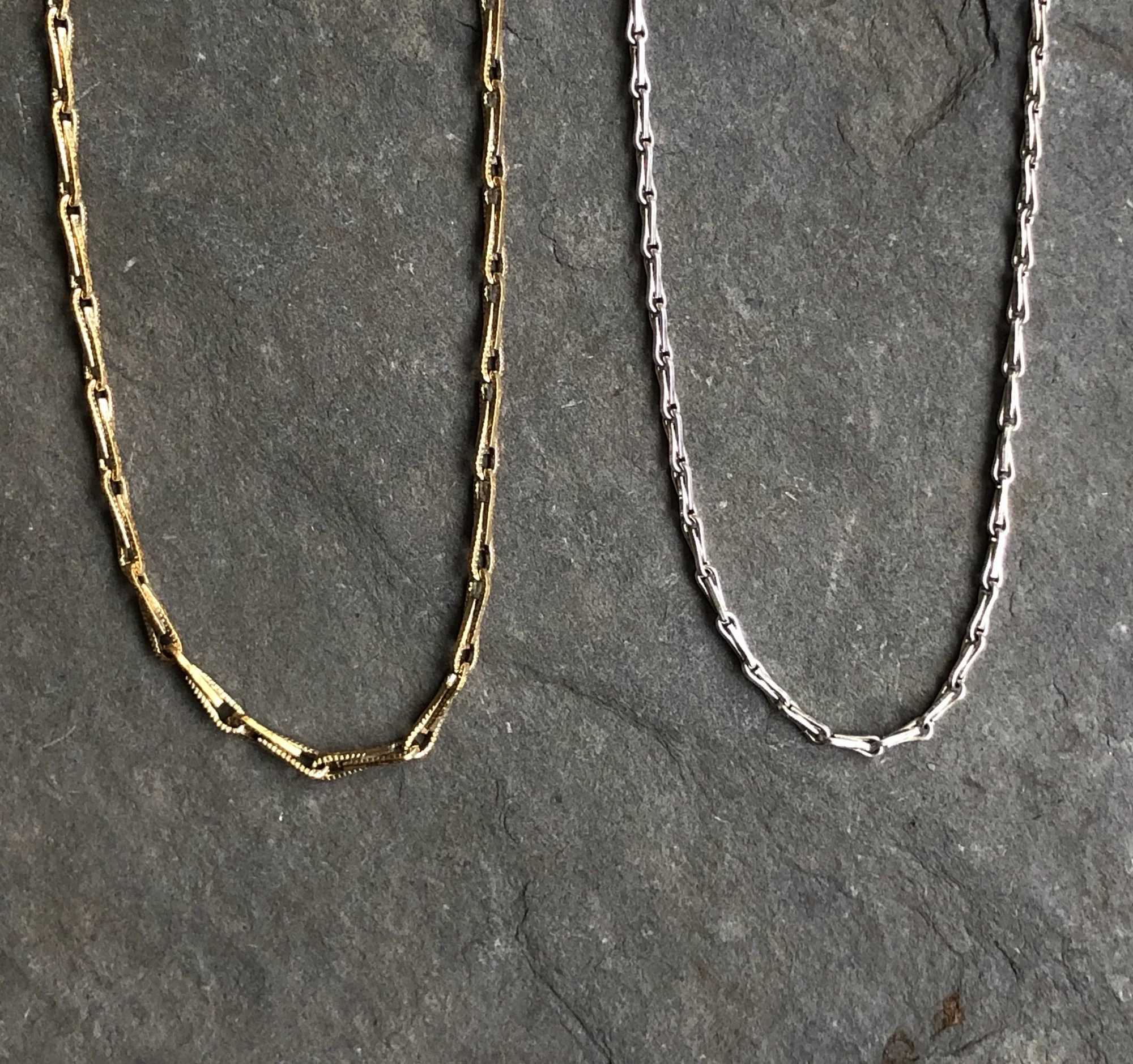 Charm Starter Chain - Brass,  16 - 18" Length Community Piece Simple Accent