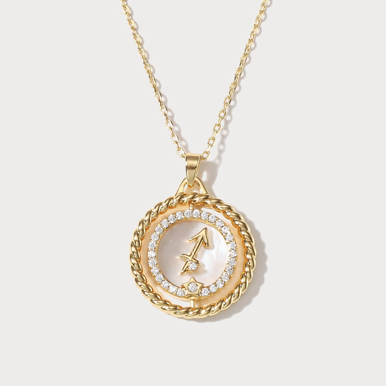 Sagittarius Galaxy Constellation Pendant Necklace Trendy Layer
