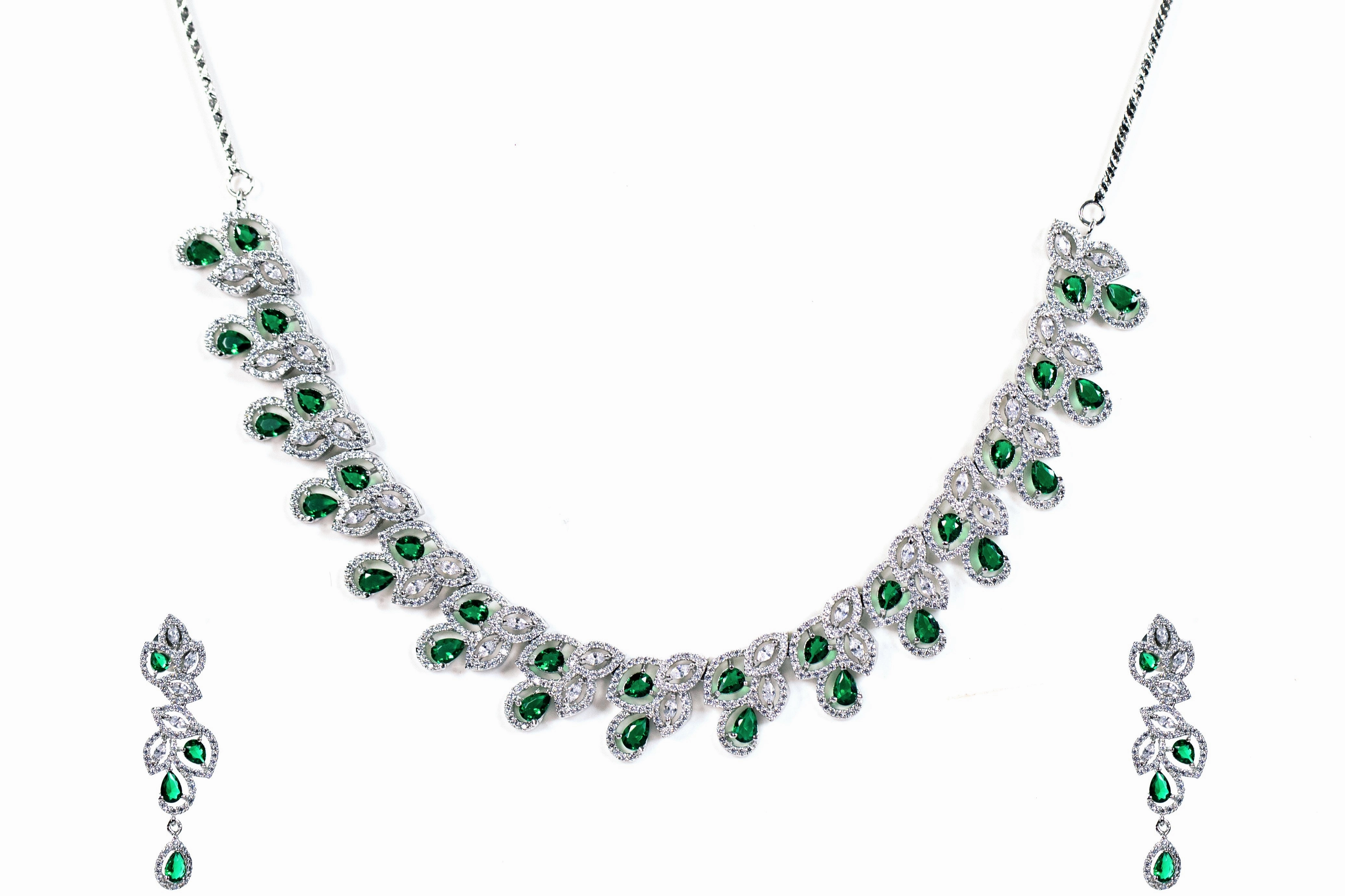 Marquilia zircon necklace set Contemporary Glow