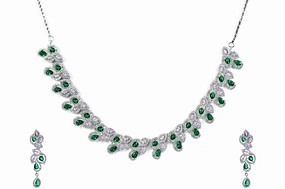 Marquilia zircon necklace set Contemporary Glow