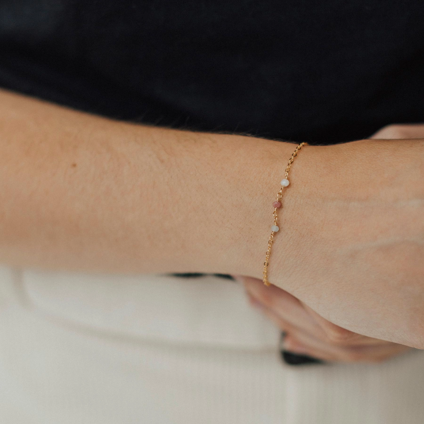 Handcrafted Details Accessible View Transgender Pride Bracelet