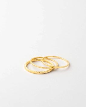 Playful Shine Weekend Ready Golden Hour Stacking Rings
