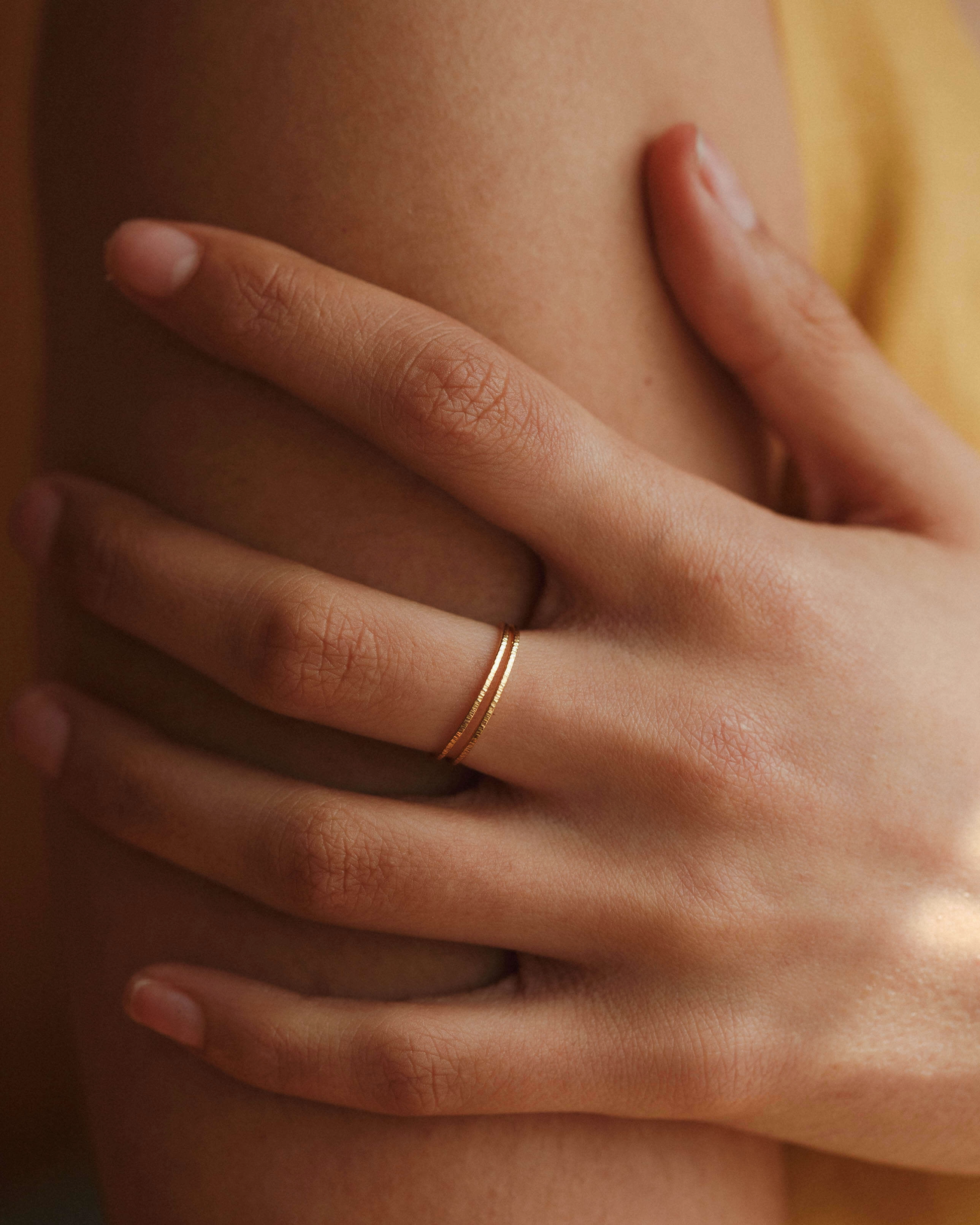 Golden Hour Stacking Rings Exclusive Design Romantic Present