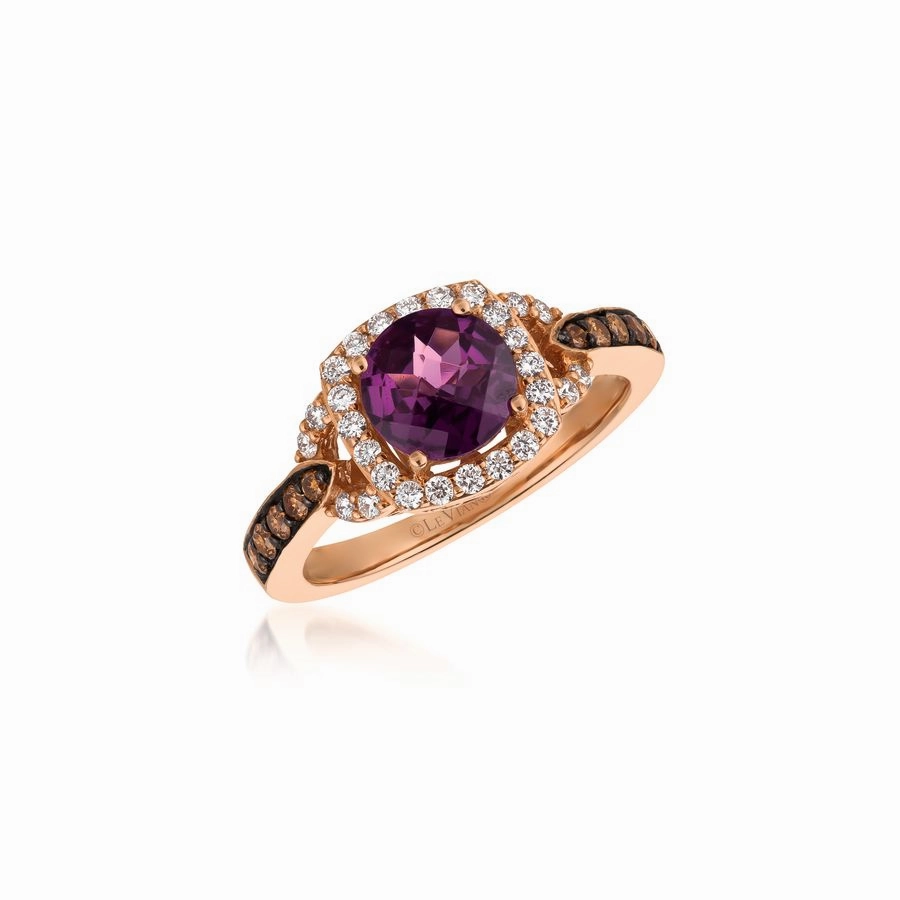 Sophisticated option Polished Ornament Le Vian Chocolatier?  Raspberry Rhodolite? Ring