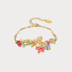 Tropical Flower Bracelet Discreet Opulence