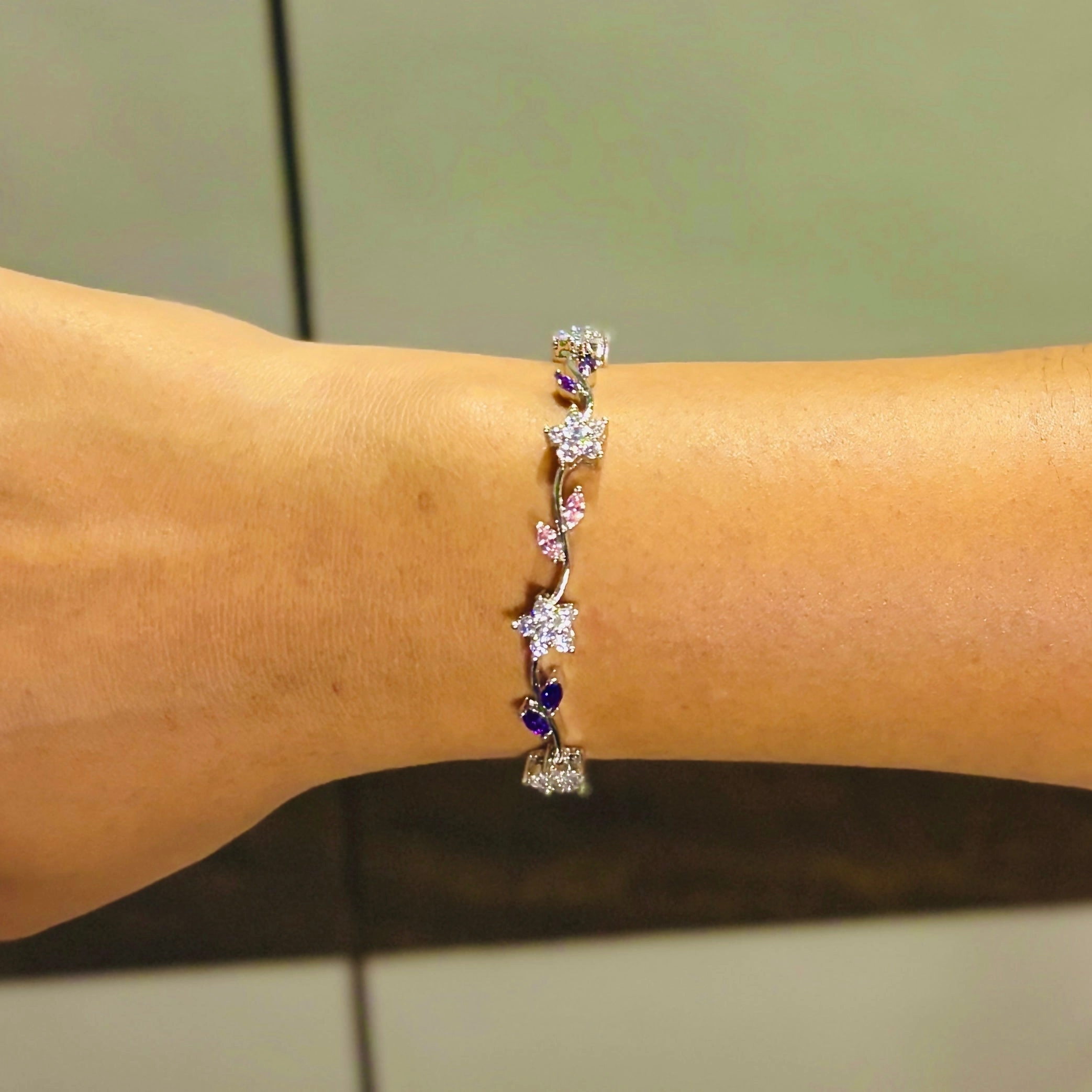 Premium Charm Starlight garden tennis bracelet