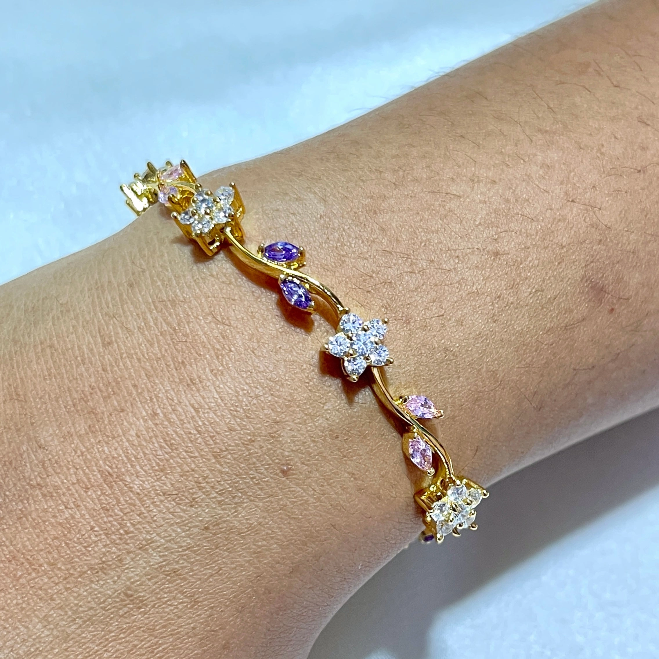 Starlight garden tennis bracelet Radiant Gifts