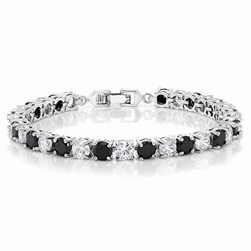 Reliable Mixes Sparkling Round Cubic Zirconia Women's Tennis Bracelet