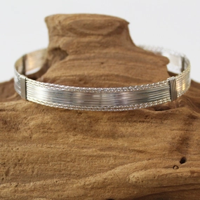 Exemplary Option Sterling Silver Beautiful 10-Strand Wire Wrapped Bracelet  TTSSSSSSTT