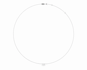 Gift Option Spring Detail Noam Carver Strata Collection 14K White Gold Marquise Shape Diamond Solitaire Pendant (.73ctw)