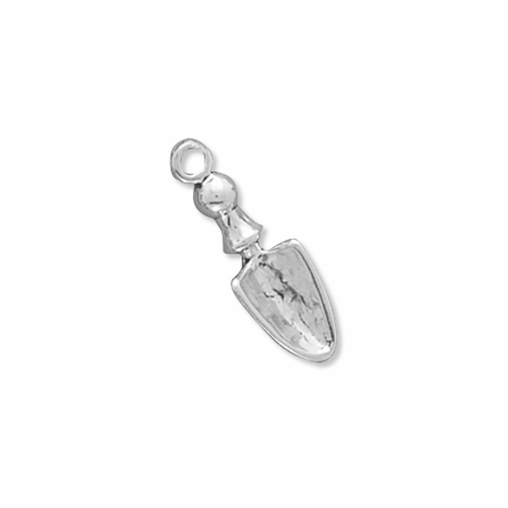 Hand Trowel Garden Charm Sterling Silver - Made in the USA Luxury Form