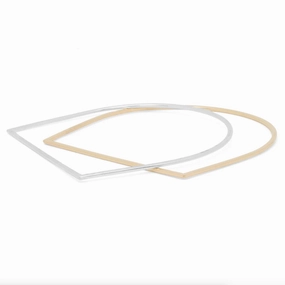 True Refinement Inspiration Behind Flat Bar Bangle Bracelet - FINAL SALE