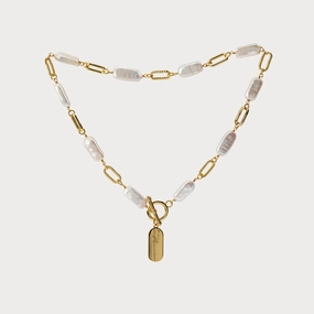 Attractive Gift Baroque Pearl Chain Necklace