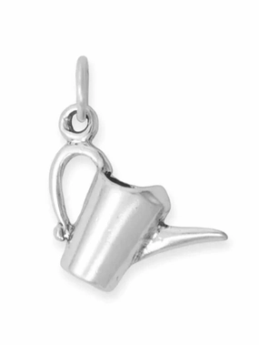 Watering Can Charm Sterling Silver Lux Appeal