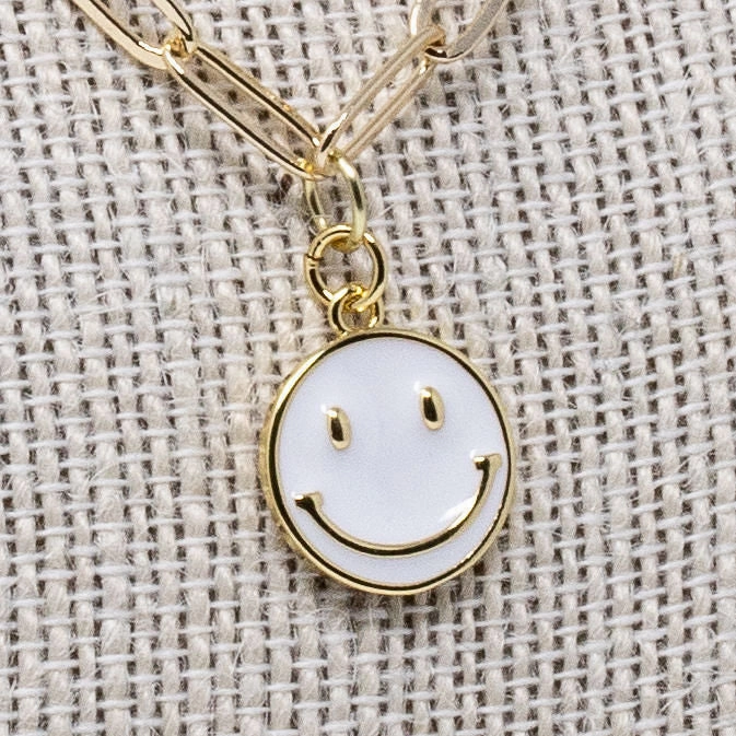 Professional Look Timeless Appeal Smiley Face Necklace