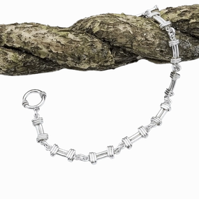 Via Taxco Hand Made Link Bracelet Silky texture