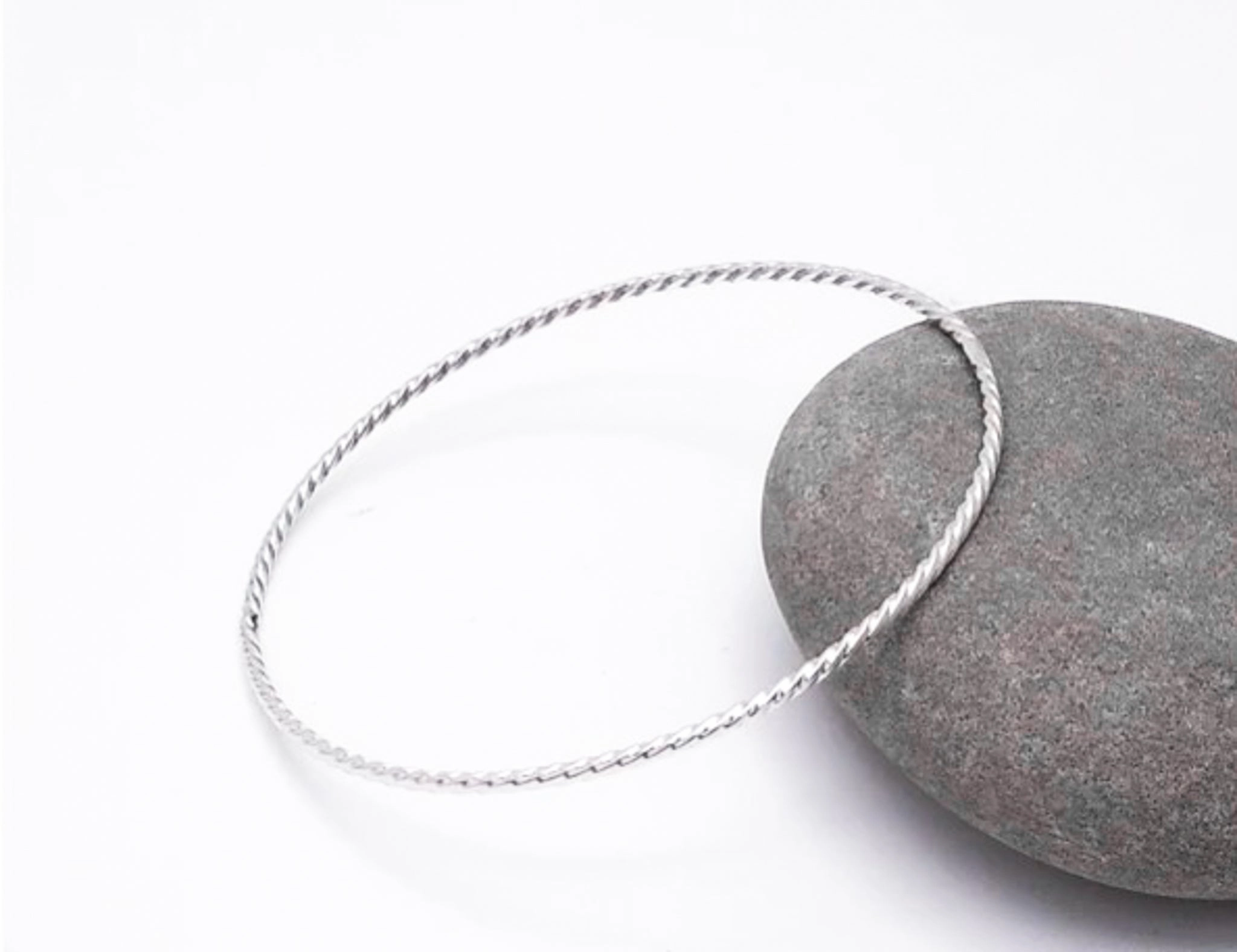 Via Taxco Twisted Stacking Bangle Precious Shine Artisan Made