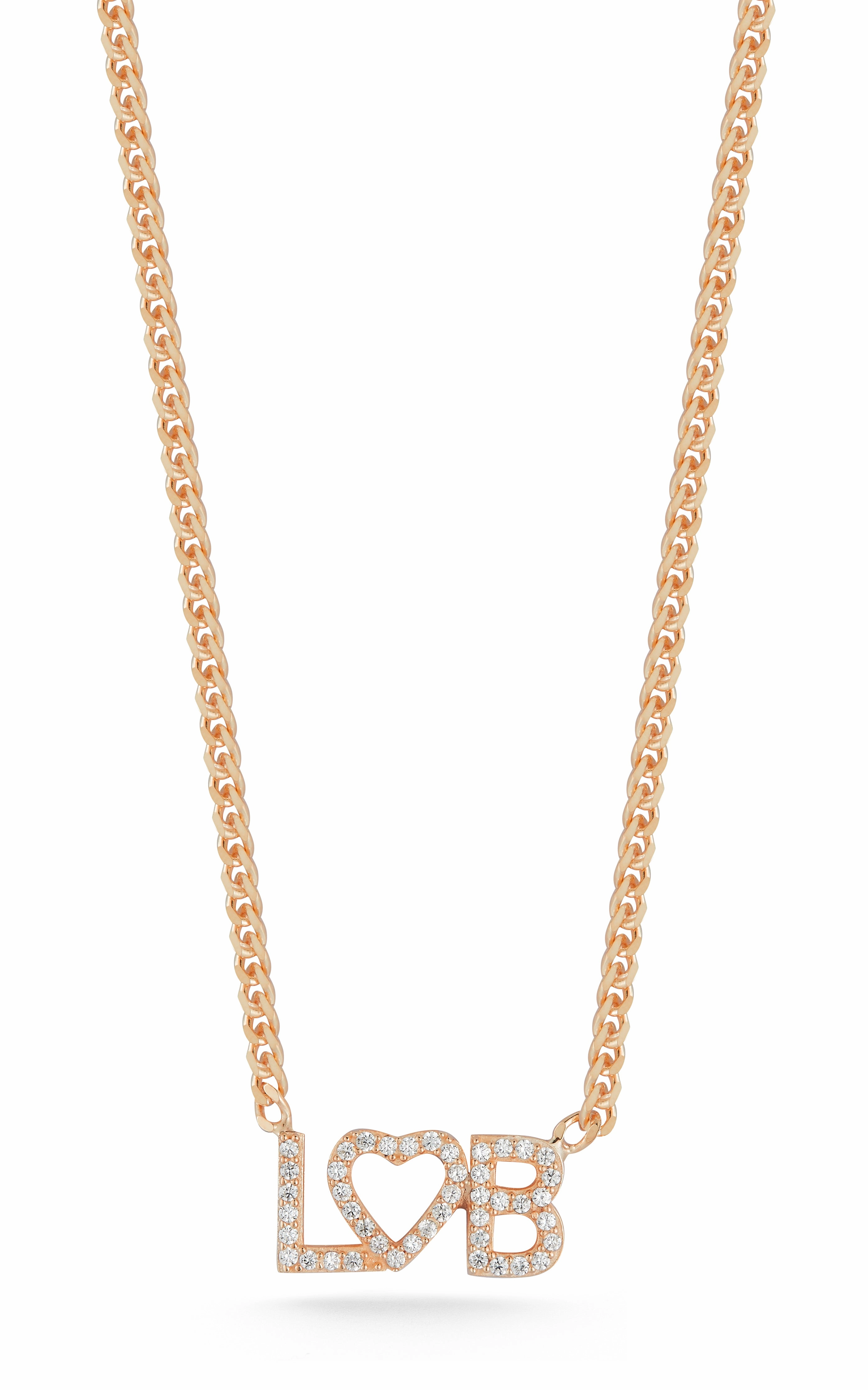 Pav?? Heart Nameplate Choker Durable Jewelry