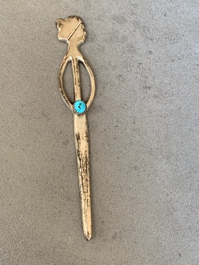 Exclusive Design Vintage Native American Lady Sterling Letter Opener