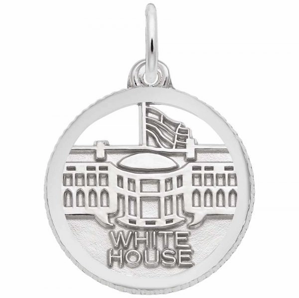 handmade touch Alluring Edge White House Disc Charm