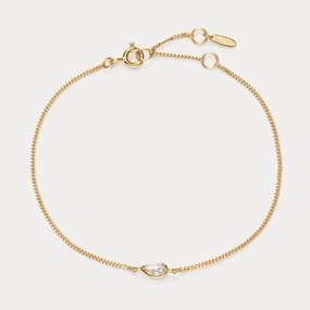 White Sapphire Zephyr Bracelet Understated Elegance Modern Element