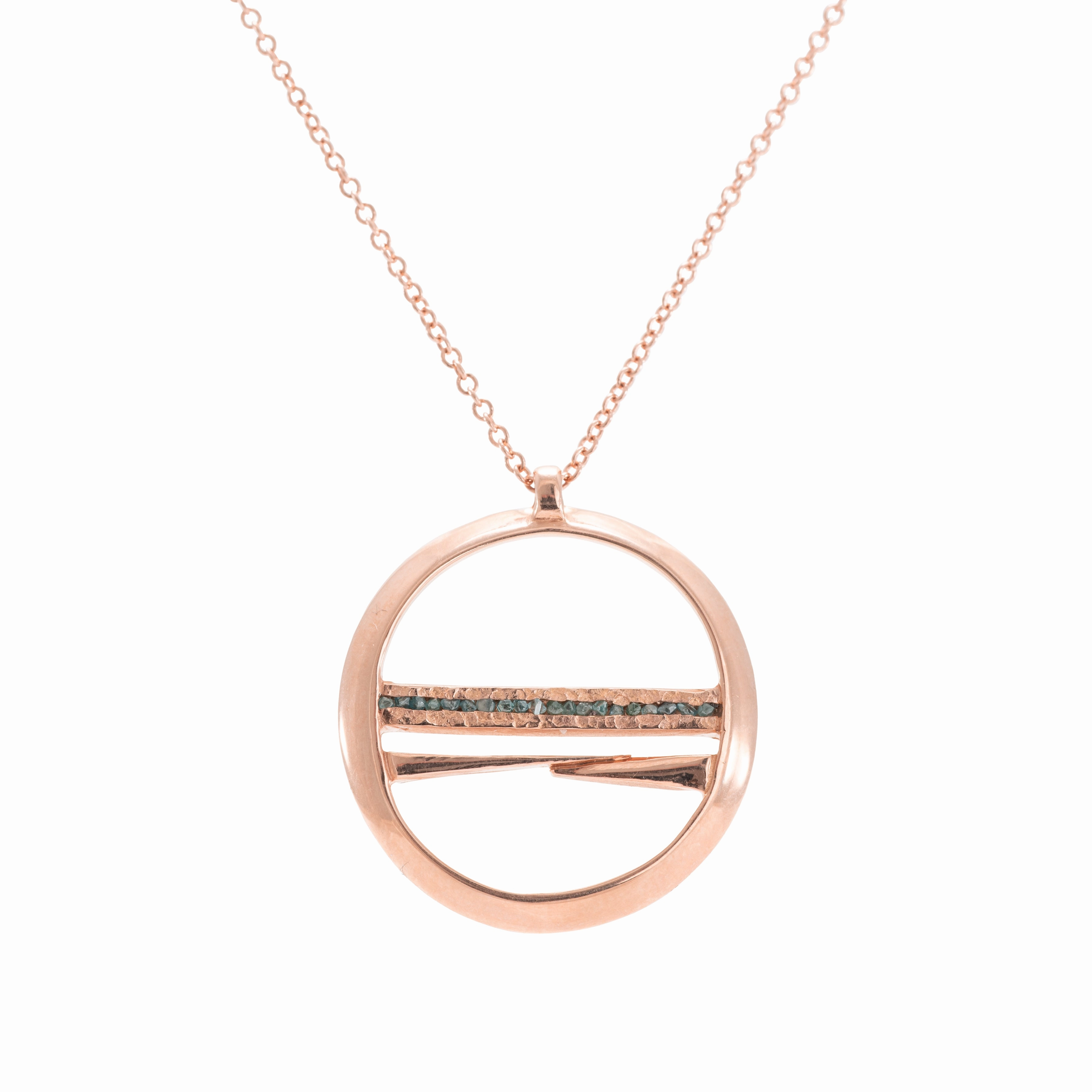 Trend Focus Fantastic Gift Natural Balance Necklace - 14k Rose Gold