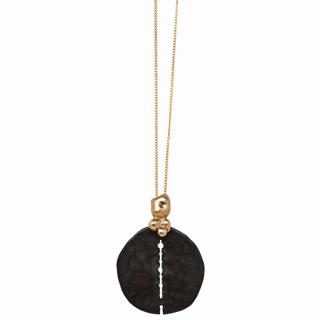 Cultural Present Black Orbit Bronze Pendant
