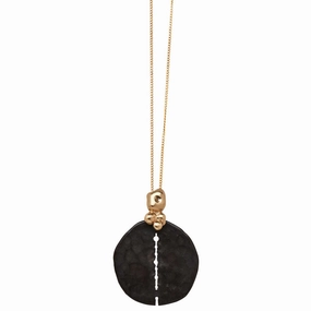 Cultural Present Black Orbit Bronze Pendant