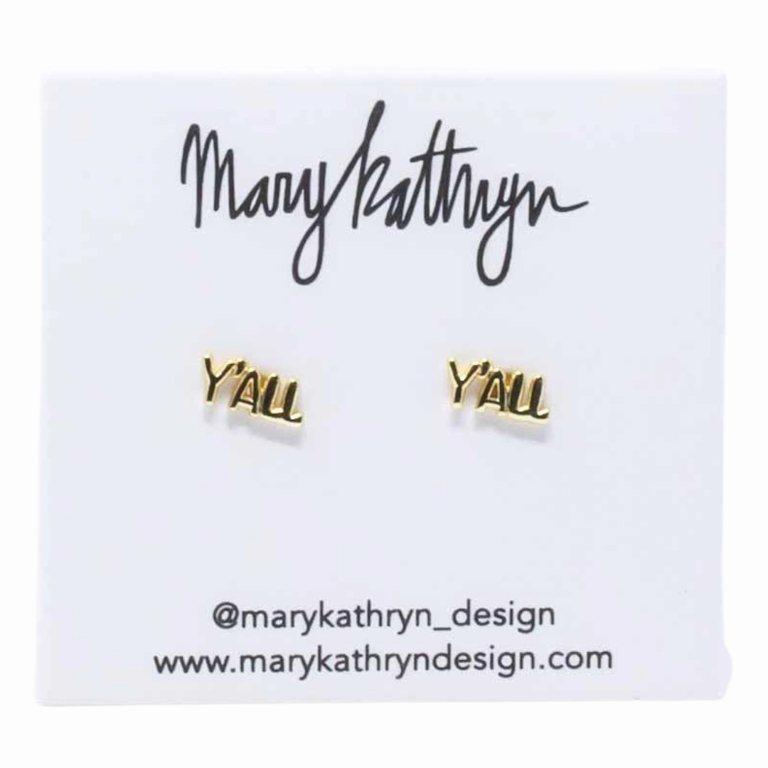 Y'all Studs Matte Trinket Vintage-Inspired Ornament