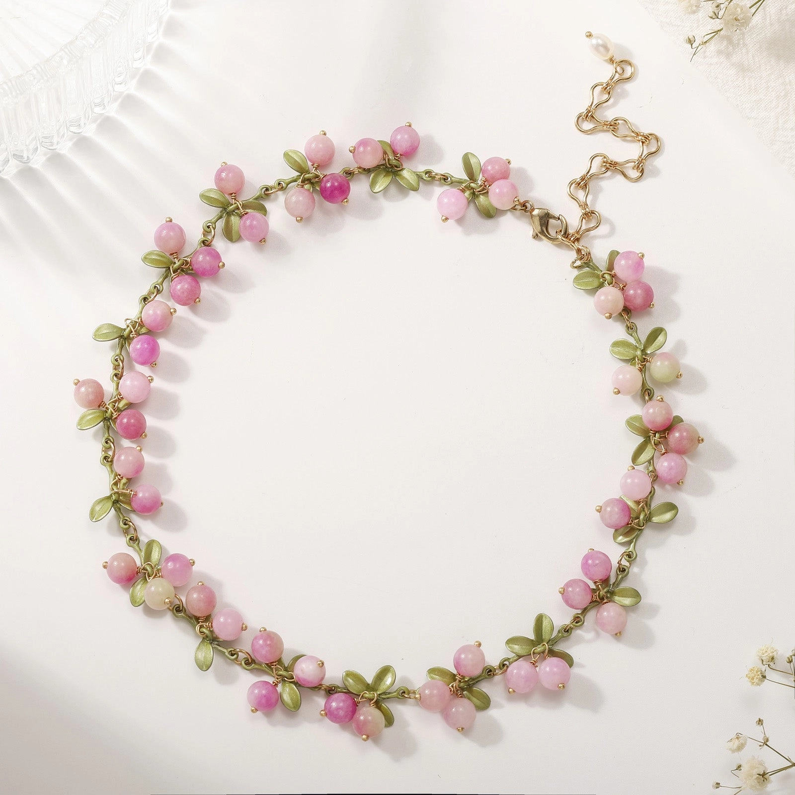 Night Accent Berry Necklace