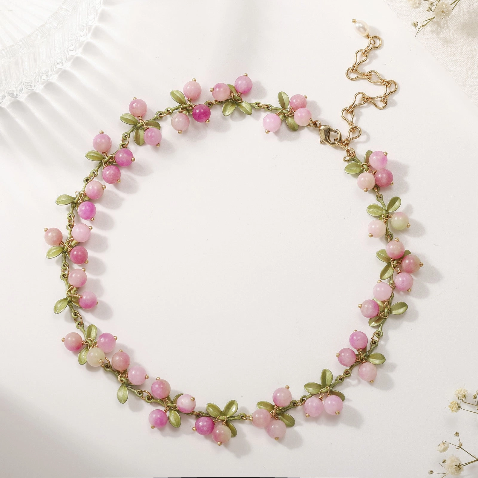 Formal Beaded Piece Pure Charm Berry Necklace